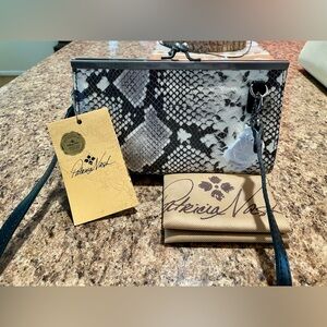 Patricia Nash python crossbody purse NWT